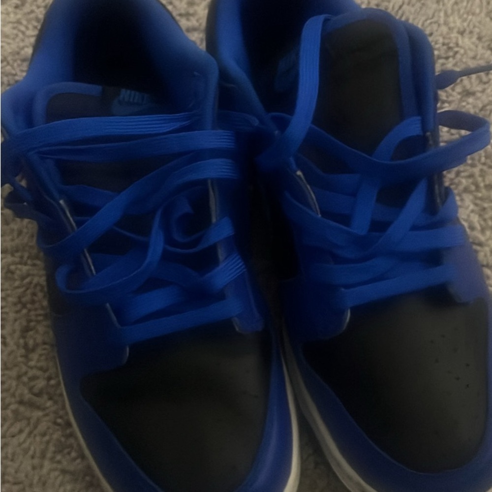Nike Men's Royal Blue and Black Sneakers - Picture 2 of 4